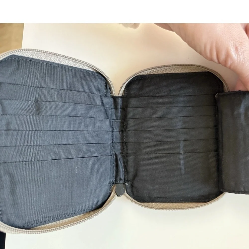 Samsonite Trunk & Co Canvas Utility Tech Zip Up Zipper Wallet Outdoor Rugged